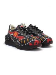 Goby Sneakersy w kolorze czarno-czerwonym rozmiar: 37. Czarne trampki Goby, bez wzorów, bez zapięcia. Za 304.99 zł.