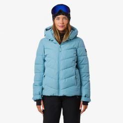 Kurtka narciarska damska Swedemount Cervinia Puffer Ski Jacket wodoodporna. Zielone kurtki narciarskie SWEDEMOUNT, xl, bez wzorów, z materiału, z kapturem, narciarskie. Za 349.99 zł.