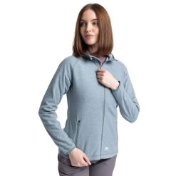 Bluza Polarowa Damska Jennings. Niebieskie bluzy Trespass, na zimę, l, bez wzorów, z materiału, z kapturem. Za 216.99 zł.
