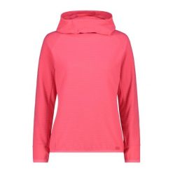 Bluza damska z kapturem CMP. Czerwone bluzy CMP, bez wzorów, z kapturem. W wyprzedaży za 283.40 zł.
