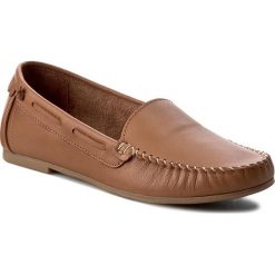 Mokasyny FILIPE - 8130 Camel. Brązowe mokasyny Filipe, z aplikacjami, ze skóry, bez obcasa. W wyprzedaży za 169.00 zł.