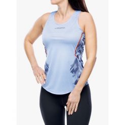Top damski La Sportiva Pacer Tank. Niebieskie koszulki sportowe La Sportiva, bez wzorów, bez ramiączek. Za 177.99 zł.