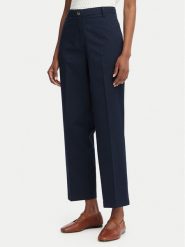 Tommy Hilfiger Chinosy WW0WW52817 Granatowy Slim Fit. Niebieskie spodnie materiałowe TOMMY HILFIGER, bez wzorów, z syntetyku. Za 489.99 zł.