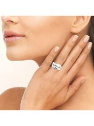 L'atelier précieux Srebrny pierścionek rozmiar: 54. Szare pierścionki l'Atelier precieux, srebrne. Za 208.99 zł.