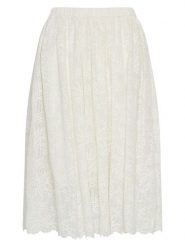 MOSS COPENHAGEN Spódnica "Dorota" w kolorze kremowym rozmiar: XL. Brązowe spódnice Moss Copenhagen, na co dzień, xl, bez wzorów, z bawełny, maxi, proste. Za 173.99 zł.