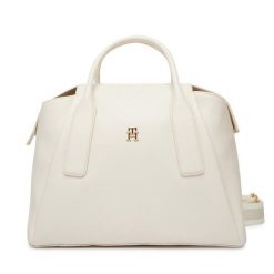 Torebka Tommy Hilfiger. Białe torebki klasyczne TOMMY HILFIGER, bez wzorów, bez dodatków. Za 649.99 zł.