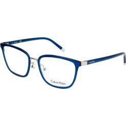 Oprawki "CK5453" w kolorze niebieskim. Niebieskie okulary przeciwsłoneczne Calvin Klein, bez wzorów, z tworzywa sztucznego. W wyprzedaży za 149.95 zł.