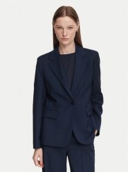 Weekend Max Mara Marynarka Lamine 2625046081 Granatowy Regular Fit. Niebieskie marynarki i żakiety Weekend Max Mara, bez wzorów, z wełny. Za 1,834.00 zł.