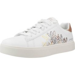 Kapcie SKECHERS EDEN LX Biały. Białe obuwie domowe Skechers, bez wzorów, z syntetyku, bez zapięcia. Za 330.99 zł.