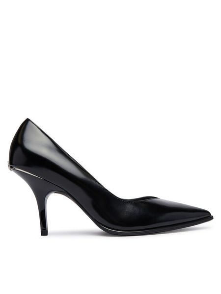 PINKO Szpilki Lady 11 SD0611P001 Czarny. Czarne szpilki Pinko, bez wzorów, ze skóry, bez obcasa, na szpilce, bez zapięcia. Za 999.99 zł.