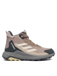 Adidas Trekkingi Terrex Anylander Mid Rain.Rdy Hiking Shoes KJ0866 Brązowy. Brązowe trekkingi Adidas, z materiału, trekkingowe. Za 439.99 zł.