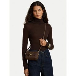 Torebka LAUREN RALPH LAUREN. Brązowe listonoszki Lauren Ralph Lauren, bez wzorów, bez dodatków. Za 1,299.00 zł.