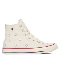 Trampki Converse. Białe trampki Converse, bez wzorów, bez zapięcia. Za 379.99 zł.