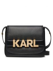 KARL LAGERFELD Torebka 236W3092 Czarny. Czarne torebki klasyczne KARL LAGERFELD, bez wzorów, ze skóry, bez dodatków. Za 1,399.00 zł.