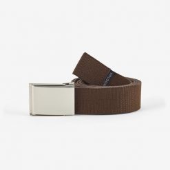 Pasek Solognac 100. Brązowe paski SOLOGNAC, bez wzorów, z poliesteru, sportowe. Za 44.99 zł.