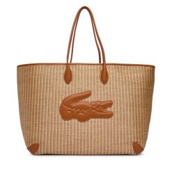 Torebka Lacoste. Niebieskie shopper Lacoste, bez wzorów, bez dodatków. Za 687.99 zł.