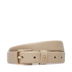 Pasek Damski Tommy Hilfiger. Brązowe paski TOMMY HILFIGER, bez wzorów. Za 199.99 zł.