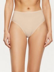 Chantelle Figi klasyczne z wysokim stanem Soft Stretch C106C7 Beżowy. Brązowe figi Chantelle, bez wzorów, z syntetyku. Za 59.99 zł.