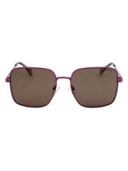 Polaroid Damskie okulary przeciwsłoneczne w kolorze fioletowo-brązowym rozmiar: 56. Brązowe okulary przeciwsłoneczne Polaroid, bez wzorów, z tworzywa sztucznego. Za 159.95 zł.