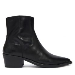 Botki Vagabond Shoemakers. Czarne botki Vagabond Shoemakers, bez wzorów, bez obcasa, na płaskiej podeszwie, bez zapięcia. Za 759.99 zł.