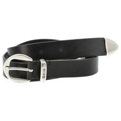 Czarny Skórzany Damski Pasek Big Star. Czarne paski Big Star, bez wzorów, z jeansu, eleganckie. Za 139.00 zł.