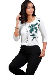 WITT WEIDEN Koszulka w kolorze białym rozmiar: 44. Białe bluzki WITT WEIDEN, bez wzorów, bez kołnierzyka, bez ramiączek. Za 43.99 zł.