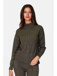 William de Faye Sweter w kolorze khaki rozmiar: 38. Brązowe swetry William de Faye, bez wzorów, z kaszmiru, bez ramiączek. Za 131.74 zł.