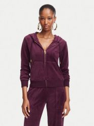 Juicy Couture Bluza Robertson JCAP176G Fioletowy Slim Fit. Fioletowe bluzy Juicy Couture, xxs, bez wzorów, z syntetyku, bez kaptura. Za 426.99 zł.