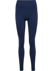 Damskie legginsy Hummel Hiit. Niebieskie legginsy Hummel, m, bez wzorów, z materiału, z podwyższonym stanem. Za 164.00 zł.