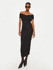 DAY BIRGER ÉT MIKKELSEN Sukienka koktajlowa Margot DAY100388 Czarny Slim Fit. Czarne sukienki DAY Birger et Mikkelsen, xs, bez wzorów, z wiskozy, wizytowe, bez kołnierzyka, bez ramiączek. Za 329.99 zł.