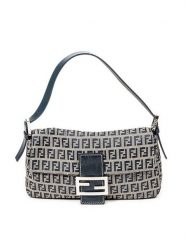 Fendi Torebka w kolorze szarobrązowo-granatowym - 25 x 14 x 4 cm rozmiar: onesize. Brązowe torby na ramię Fendi, bez wzorów, z materiału, na ramię, bez dodatków. Za 3,755.85 zł.