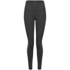 Legginsy Damskie Z Wysokimi Stanami Core. Brązowe legginsy TOMBO, bez wzorów, z podwyższonym stanem. Za 152.99 zł.