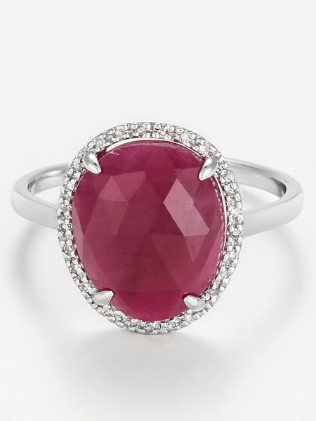 DIAMANTA Złoty pierścionek "Bermudes Nouvelles" z rubinem rozmiar: 50. Czerwone pierścionki DIAMANTA, z rubinem, złote. Za 2,000.99 zł.