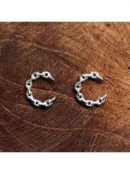 Les Petites Précieuses Srebrne kolczyki-kreole rozmiar: onesize. Szare kolczyki Les Petites Précieuses, srebrne. Za 39.99 zł.