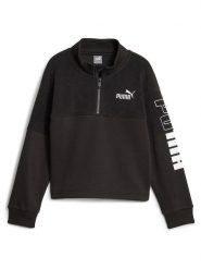 Puma Bluza polarowa w kolorze czarnym rozmiar: 152. Czarne bluzy Puma, bez wzorów, z polaru, bez kaptura. Za 132.95 zł.