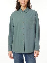 Scotch & Soda Koszula w kolorze zielonym rozmiar: M. Zielone koszule Scotch & Soda, m, bez wzorów, z bawełny, bez kołnierzyka, bez ramiączek. Za 175.26 zł.