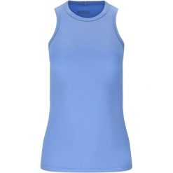 Damski tank top Athlecia Meyers. Niebieskie koszulki sportowe Athlecia, bez wzorów, bez ramiączek, na fitness i siłownię. Za 163.50 zł.
