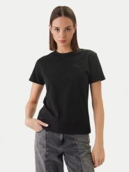 HUGO T-Shirt Damacia_7 50561233 Czarny Regular Fit. Czarne t-shirty Hugo, l, bez wzorów, z bawełny, bez kołnierzyka, bez ramiączek. Za 319.99 zł.