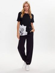 Paprocki & Brzozowski T-Shirt TSHRCOM2104 Czarny Regular Fit. Czarne t-shirty Paprocki & Brzozowski, l, bez wzorów, z bawełny, bez kołnierzyka, bez ramiączek. Za 129.99 zł.