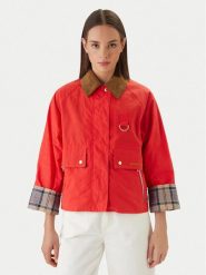 Barbour Kurtka przejściowa Mackworth LCA0398RE51 Czerwony Regular Fit. Czerwone kurtki Barbour, bez wzorów, z bawełny, bez kaptura. Za 1,809.00 zł.