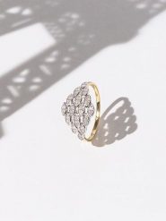 DIAMOND & CO Złoty pierścionek "Kudat" z diamentami rozmiar: 60. Żółte pierścionki Diamond & Co, z diamentem, złote. Za 1,011.60 zł.