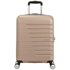 Walizka podróżna American Tourister Flashline Spinner 55 34. Brązowe walizki American Tourister, bez wzorów. Za 419.99 zł.