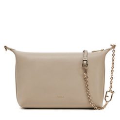 Torebka Furla. Brązowe listonoszki Furla, bez wzorów, bez dodatków. Za 649.99 zł.