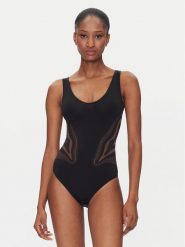 Wolford Body Thermal 77118 Czarny Slim Fit. Czarne body Wolford, xs, bez wzorów, z syntetyku. Za 629.99 zł.