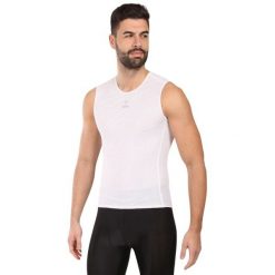 Tank top Kilpi Netty. Białe topy Kilpi, bez wzorów, bez kołnierzyka, bez ramiączek. Za 112.21 zł.