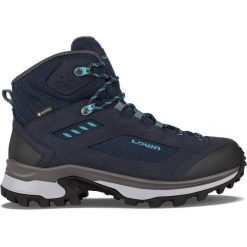 Buty trekkingowe damskie Lowa 2217376967. Niebieskie trekkingi Lowa, z materiału, za kostkę. Za 1,166.00 zł.