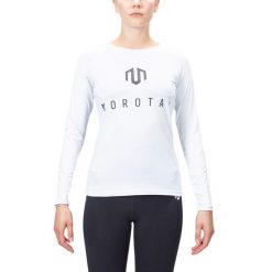 Koszulka treningowa damska Morotai Performance Bonded Longsleeve. Białe koszulki sportowe MOROTAI, bez wzorów, z elastanu, bez ramiączek, na fitness i siłownię. W wyprzedaży za 118.00 zł.