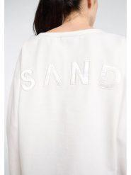 ELBSAND Bluza "Aleah" w kolorze białym rozmiar: XS. Białe bluzy sportowe ELBSAND, xs, bez wzorów, z bawełny, bez kaptura. Za 130.99 zł.