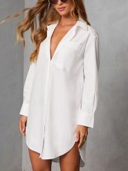 Milan Kiss Sukienka w kolorze białym rozmiar: M. Białe sukienki Milan Kiss, m, bez wzorów, z bawełny, bez kołnierzyka, bez ramiączek, mini. Za 208.83 zł.