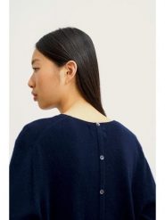 AUTHENTIC CASHMERE Kaszmirowy sweter "Estaris" w kolorze granatowym rozmiar: XL. Niebieskie swetry AUTHENTIC CASHMERE, xl, bez wzorów, z kaszmiru, bez ramiączek. Za 369.99 zł.